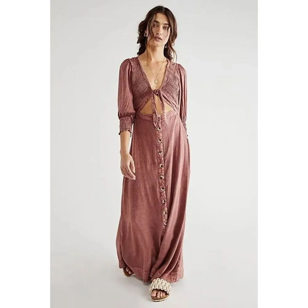 Free People String Of Hearts Maxi Dress